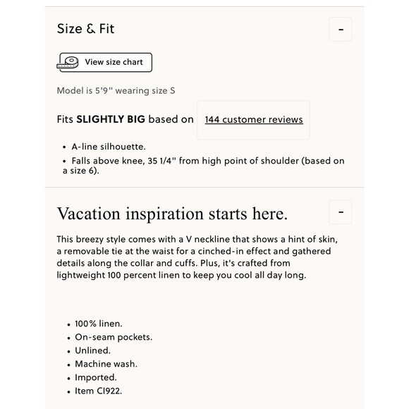 J.CREW Cabana Mini Dress in Linen Size Small Red NEW Beach Preppy Casual CI922 - Picture 15 of 16